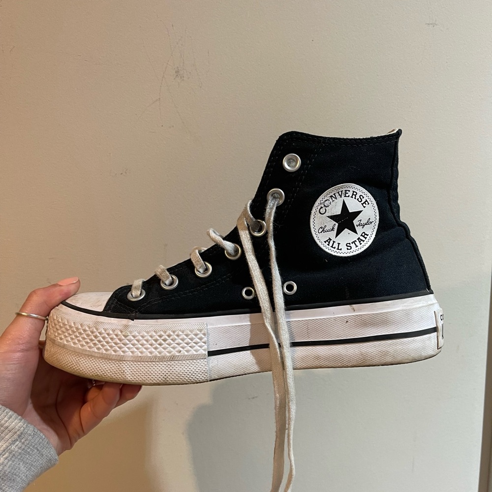 High top platform converse